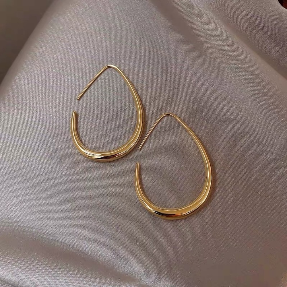 Simple Elle💖 18K Gold Hoops Earrings